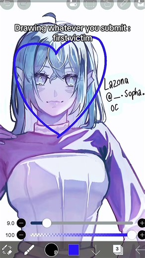 1/3 Done ✅ ——————— Thank you for trusting Mr with your Oc @Sopha (comms open) 🙌 #arttrend #oc #art #fanart