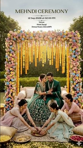 💫 Wedding Invitation Video Service | Cinematic & Traditional Style