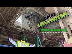 World's Steepest Drop On A Roller Coaster! | TMNT Shellraiser at Nickelodeon Universe American Dream