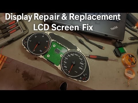 Audi A4 B8 dashboard replacement Instrument Cluster Display Repair & Replacement | LCD Screen Fix