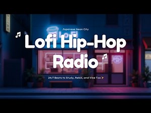 Lofi Hip Hop Radio – 24/7 Beats to Study, Relax, and Vibe Too ✨