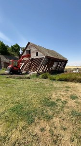 591K views · 1.1K reactions | Where barnwood comes from. All buildings were going to be burned or off to the land fill. We recycle them  | The Dusty Lumber Co. | Facebook