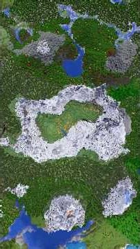 This Minecraft Mountain Circle Seed Has TWO Villages!