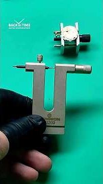 How to Remove a Broken Watch Screw in 60 Seconds — Very Satisfying! #watchrepair #watchmaking