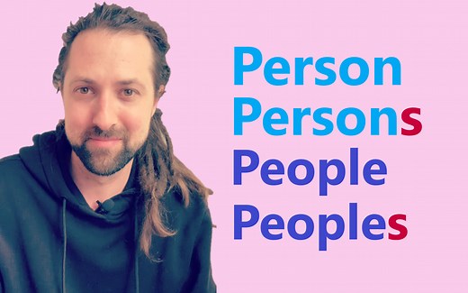 Person和persons，people和peoples的区别