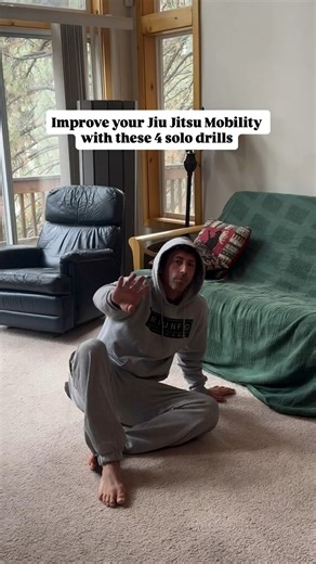 Improve your Jiu Jitsu Mobility with these 4 solo drills. You can practice these at home or before your training session. Each drill not only focuses on smooth transitions from ground to standing, but also transitioning from standing to ground. Turn on some good music and practice each movement for at least 1 minute (each side). Take your time and move with intention. #jiujitsuflo #jiujitsu #bjj | Jiu Jitsu FLO