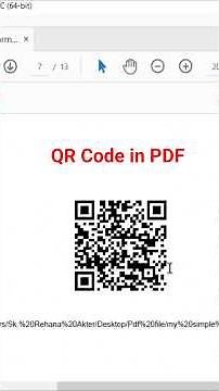 QR Code in PDF