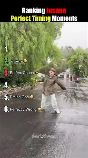 Ranking insane / funny perfect timing moments #funny #fails #exam #memes #shorts