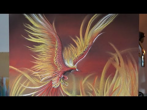 How to Draw a PHOENIX Step by Step (Phoenix Bird)