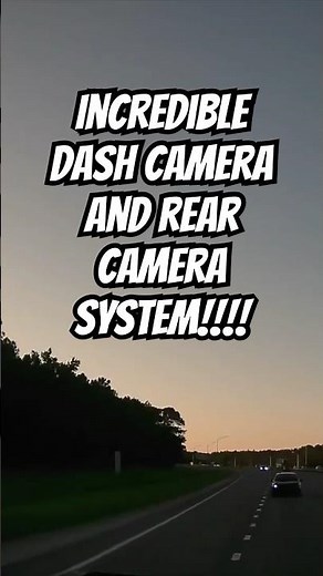 You NEED to See This Dash Camera and Rear Camera System! #shorts