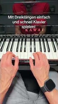 Play piano easily & quickly with triads! 🎹🎶 #pianolessons #playingpiano