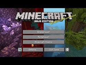 Title Screen Evolution in Minecraft