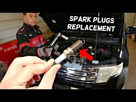FORD EDGE SPARK PLUGS REPLACEMENT 3.5 LINCOLN MKX