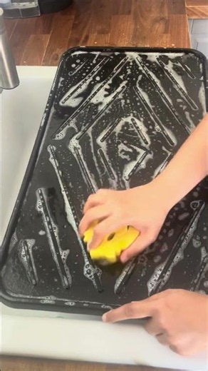 This Shoe Tray Was Disgusting — Scrub Daddy and Dish Soap ASMR Complete Process #asmr #cleaning