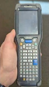 Warm reset on a CK75 or CK71 intermac or Honeywell windows mobile scanner