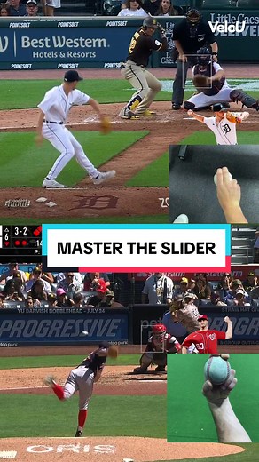 Mastering a Slider in 4 Steps ⚾️ A slider, a common off-speed pitch in baseball, offers a great mix of movement and speed differential compared to the fastball. To help you master it, follow our 4-step process: ⇨ STEP 1 ⇨ Identify the slider type that suits your throwing patterns. Understand your natural arm slot (high 3/4, low 3/4, side arm, etc.), as different sliders work better with specific arm slots. For instance, an over-the-top thrower may excel with a traditional or gyro style slider, m
