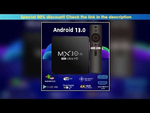 android tv box decoder 2024 4k android 13 mx10 f1 digital wholesale onn certificado smart android