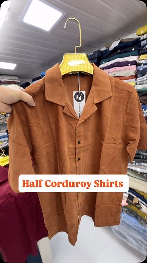 11K views · 160 reactions | Open Collar Half Corduroy Shirts✨ Shop :...