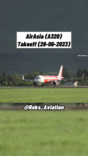 Kedengeran Engine Pesawat AirAsia A320 di Langkawi