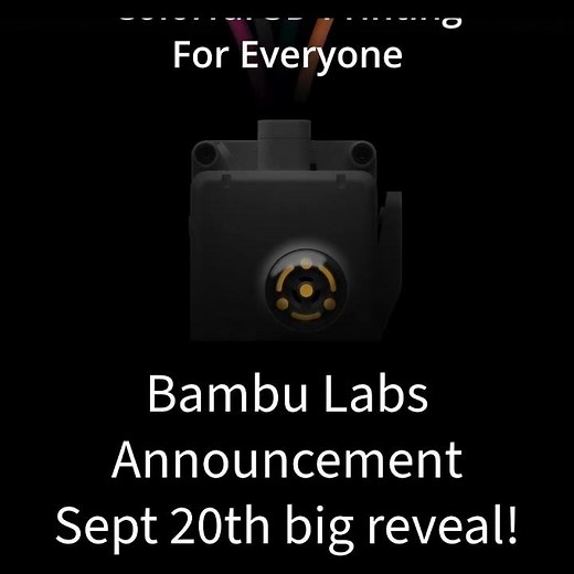 Bambu Labs New Announcement