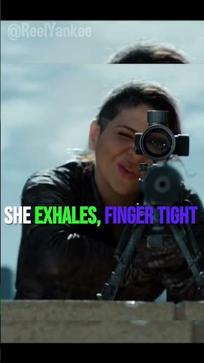 Sniper Girl Takes Out 2 Enemies with 1 Shot #reelyankee