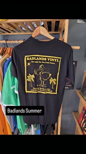 Badlands Summer range is in, looks similar to last year but is at least 24% more cool. Come grab a shirt or bucket hat now and keep cool this summer... | Badlands_Vinyl