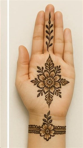 🌿 Simple Mehndi Designs | Easy Henna Patterns for Beginners