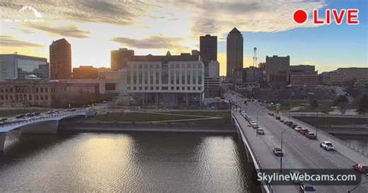 【LIVE】 Webcam Des Moines - Iowa | SkylineWebcams