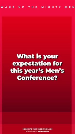 The time is NOW!🔥 We have a massive expectation for what God is about to do! Join us this weekend for our CRC Men’s Conference 2026! 🗓️Date: 20–21 February 2026 ⏰Friday: 19:00 | Saturday: 09:00 📍Location: CRC Bloemfontein, Pretoria & Johannesburg 🔥FREE to attend, invite your world! 👉For more info: https://bit.ly/CRCLionsConf2026 | CRC Church