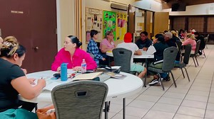 Our ESOL program just got started and it is a HUGE success! This was just the social hall….every room was filled with students learning English!  #sjvsedona #esol | St John Vianney Catholic Church | Facebook