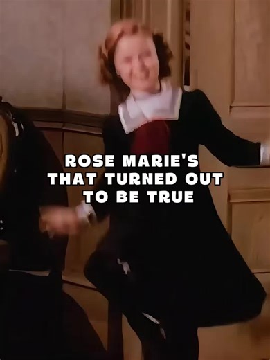 Rose Marie's That Turned Out to Be True #hollywood #longvideo #actors