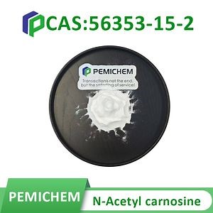 [Hot Item] Shanghai Pemichem Lab Supply Raw Materials Pharmaceutical Intermediates Powder N-Acetyl Carnosine CAS 56353-15-2 with 99% Pruity