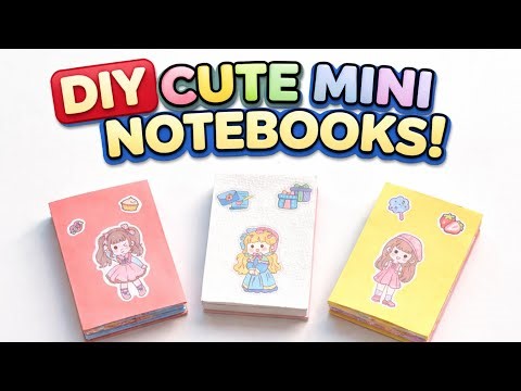 DIY Cute Mini Notebooks 📒 | Easy Paper Craft Idea