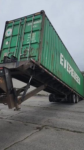 Used 40 ft High Cube Shipping Container Delivered to the ground! Almost 9000 lbs so cool!