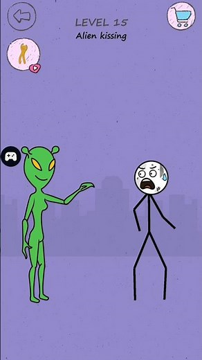 stickman alien kissing #voidwalker #stickman #yt #gaming #funny #gameplay #alien #kiss #kissing