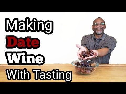 Makiing Date Wine with tasting
