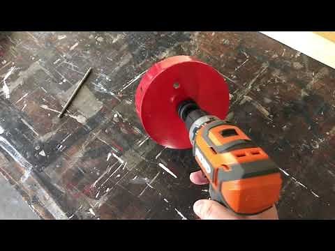 How To Cut A Cornhole Board Hole With A Hole Saw