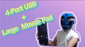 Watch You get a 4USB docking station and mousepad at the same time on Amazon Live
