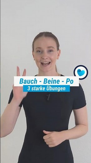 3 effektive Bauch-Beine-Po Übungen mit Miri 💪 | Schnell & einfach für Zuhause