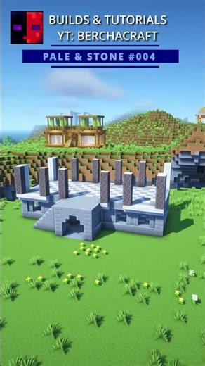 Minecraft: Fancy Storage House, Stone & Pale Mix! ;)