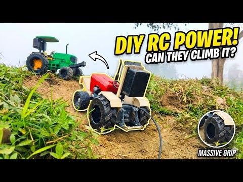 RC Tractor Extreme Off-Road Climb | High Ramp Challenge 🔥Off-Road Power Test 💪