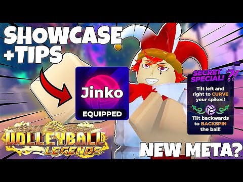 The Most UNPREDICTABLE Style Yet! JINKO Showcase + Tips | Volleyball Legends