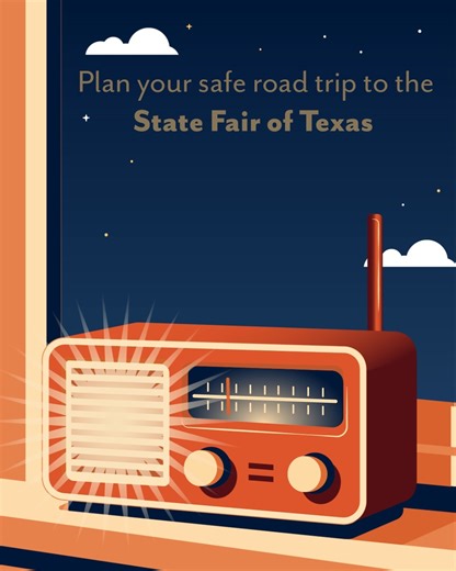 Headed to the @statefairoftx? Whether you’re driving across town or across the state, planning ahead helps everyone arrive safe and stress-free. Kindness, courtesy, and safety come first on the road. Here are a few more ways to Drive like a Texan on your way to the Fair: ✅ Check your car (tires, fuel, fluids, lights) ✅ Look up road conditions before you go ✅ Slow down and take your time Want more tips? Visit the GO TEXAN Pavilion, presented by Southwest Dairy Farmers, at the Fair for driving tip