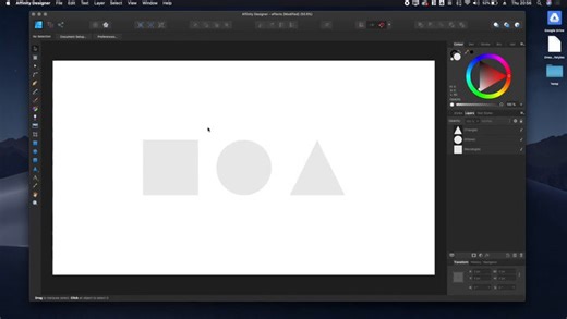 Affinity Designer: How to use effects
