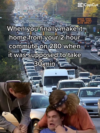 Highway 280 Traffic Nightmare: 2 Hour Commute on 280!