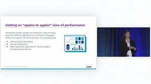 #ICYMI: Data normalization and centralization give you the apples to apples view of your performance.  If you aren't doing both, you risk bad attribution practices and inaccuracies. Cathy Bergstrom's ANA talk "Building a Strong Attribution Strategy" can help you correct course: https://bit.ly/3Yhaekl | AdRoll | Facebook