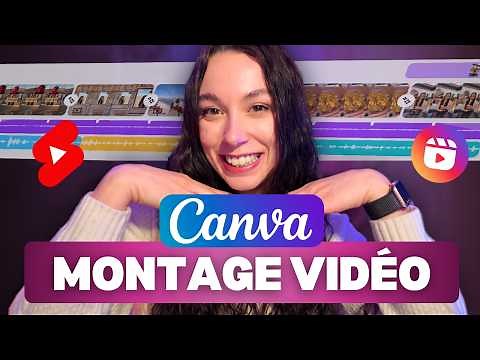 Monter une vidéo facilement sur Canva : Tuto débutant (simple et rapide ! )