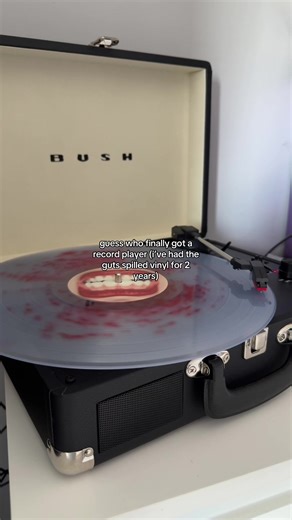 Guess Who Just Got a Record Player?