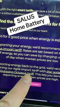 SALUS CONTROLS Home energy battery storage system