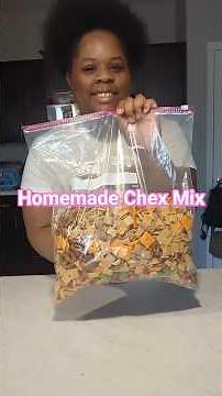 HOMEMADE CHEX MIX! #chexmix #snacks #diy